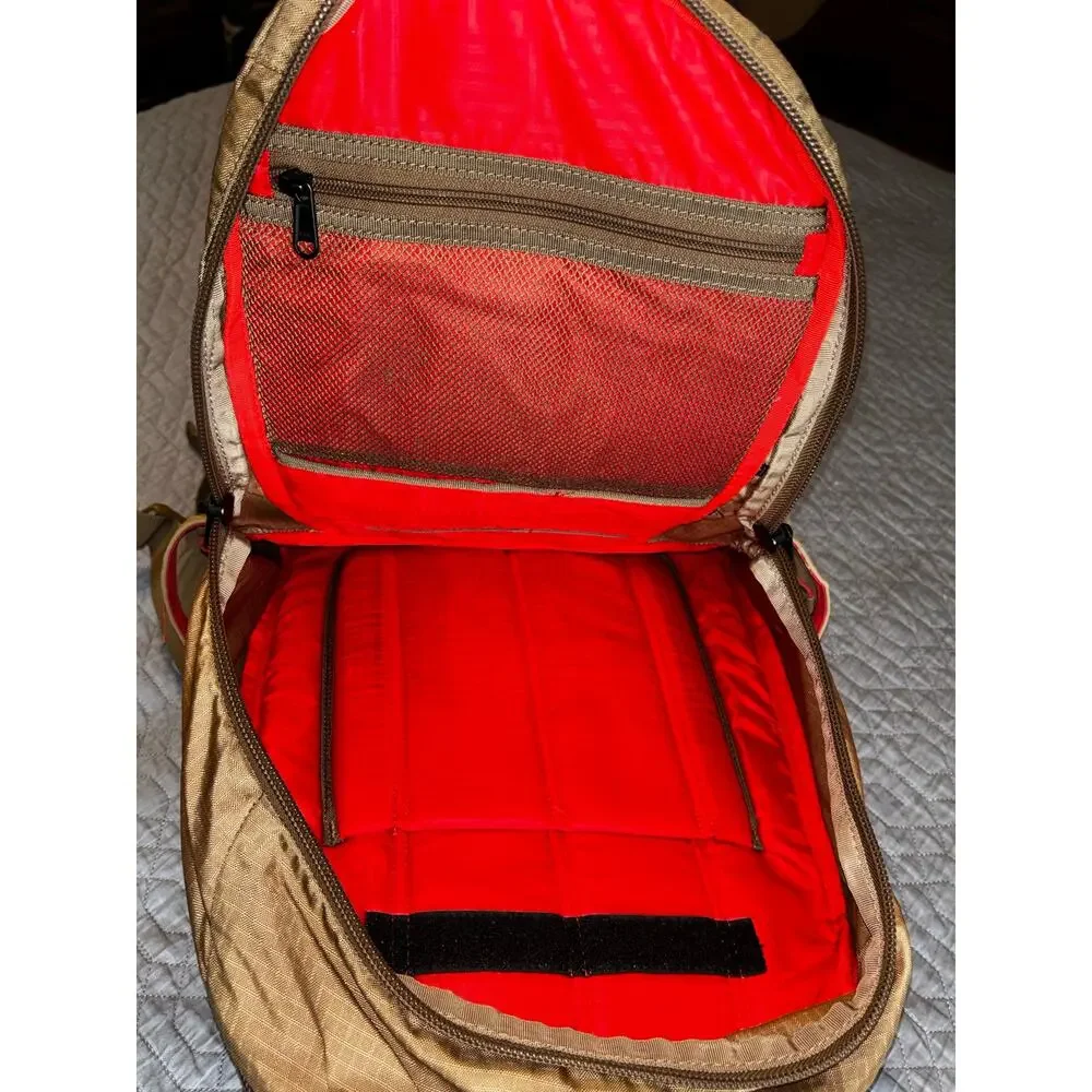 OGIO International Apollo Pack in Khaki/Red
